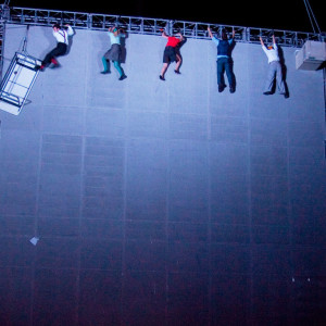 Wired Aerial Theatre As the World Tipped in Staffordshire Summer 2013